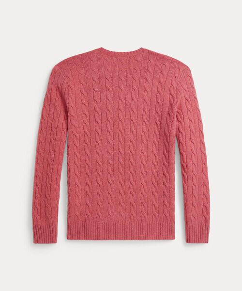 POLO RALPH LAUREN / ポロ ラルフ ローレン ニット・セーター | ケーブルニット ウールカシミヤ セーター | 詳細1