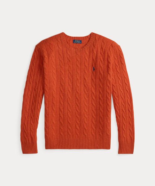 POLO RALPH LAUREN / ポロ ラルフ ローレン ニット・セーター | ケーブルニット ウールカシミヤ セーター | 詳細1