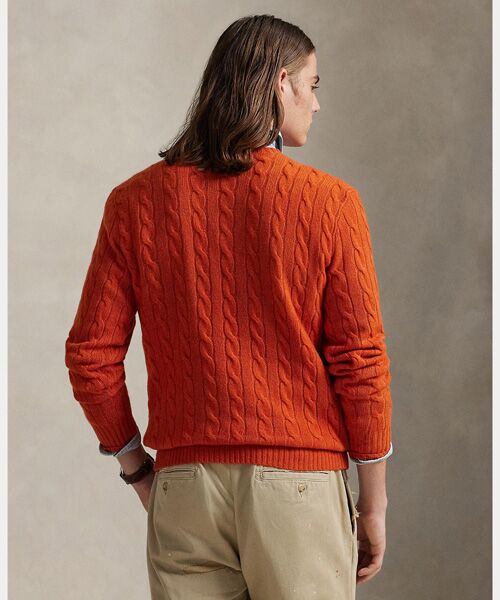 POLO RALPH LAUREN / ポロ ラルフ ローレン ニット・セーター | ケーブルニット ウールカシミヤ セーター | 詳細3