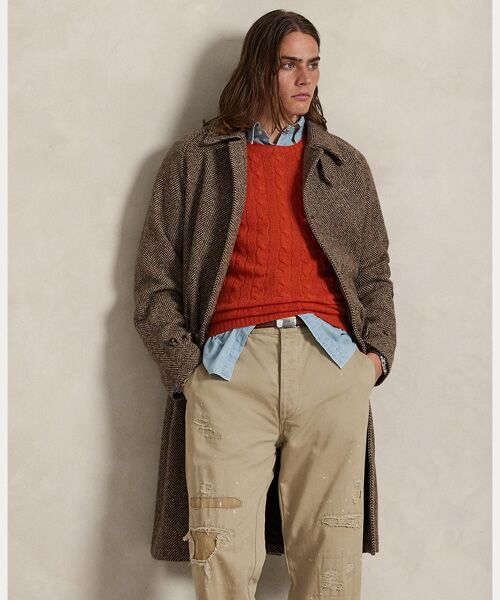 POLO RALPH LAUREN / ポロ ラルフ ローレン ニット・セーター | ケーブルニット ウールカシミヤ セーター | 詳細5