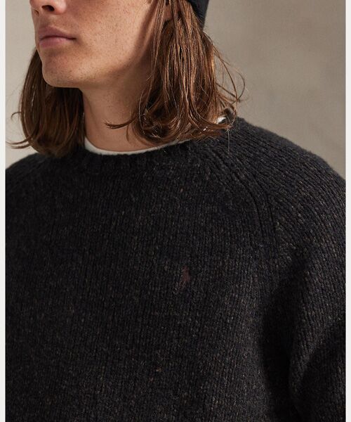 POLO RALPH LAUREN / ポロ ラルフ ローレン ニット・セーター | マールド ウールブレンド セーター | 詳細4