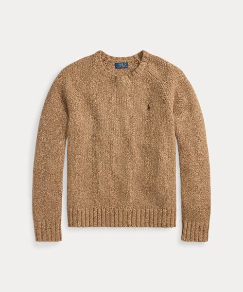 POLO RALPH LAUREN / ポロ ラルフ ローレン ニット・セーター | マールド ウールブレンド セーター | 詳細1
