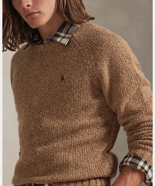 POLO RALPH LAUREN / ポロ ラルフ ローレン ニット・セーター | マールド ウールブレンド セーター | 詳細4