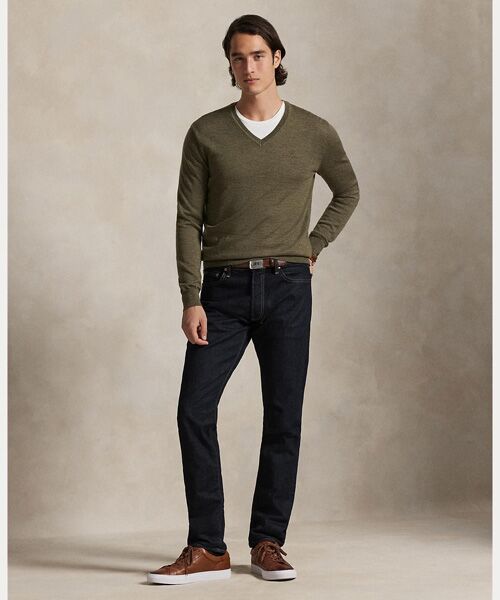 POLO RALPH LAUREN / ポロ ラルフ ローレン ニット・セーター | スリム フィット ウォッシャブル ウール Vネック セーター | 詳細2