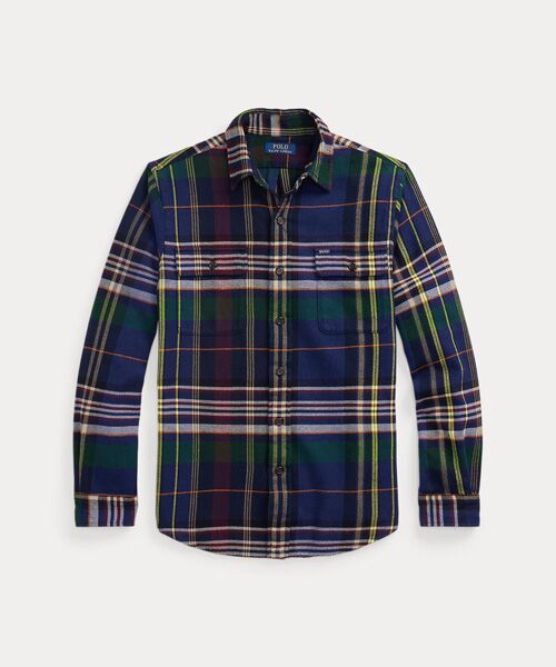 POLO RALPH LAUREN / ポロ ラルフ ローレン シャツ・ブラウス | クラシック チェック ブラッシュド フランネル ワークシャツ | 詳細1