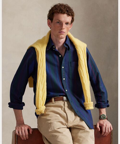 POLO RALPH LAUREN/ポロ ラルフ ローレン クラシック フィット オックスフォード シャツ 999マルチカラー L POLO RALPH LAUREN/ポロ ラルフ ローレン クラシック フィット オックスフォード シャツ 999マルチカラー L