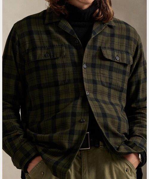 POLO RALPH LAUREN / ポロ ラルフ ローレン シャツ・ブラウス | クラシック フィット チェック フランネル キャンプ シャツ | 詳細4