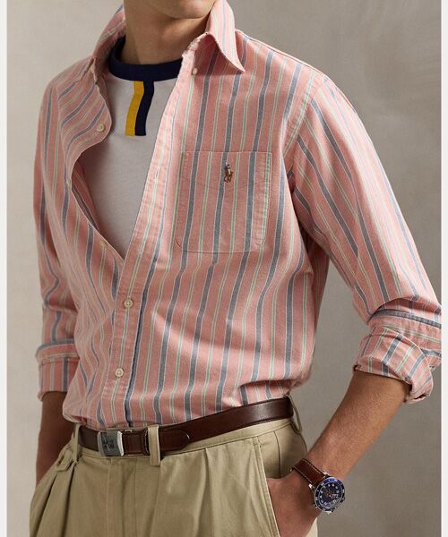 POLO RALPH LAUREN / ポロ ラルフ ローレン シャツ・ブラウス | クラシック フィット ストライプド オックスフォード シャツ | 詳細4
