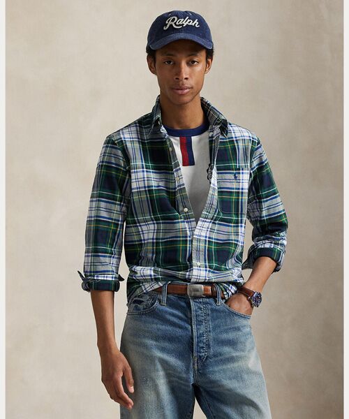 POLO RALPH LAUREN/ポロ ラルフ ローレン クラシック フィット チェック オックスフォード シャツ 999マルチカラー M POLO RALPH LAUREN/ポロ ラルフ ローレン クラシック フィット チェック オックスフォード シャツ 999マルチカラー M