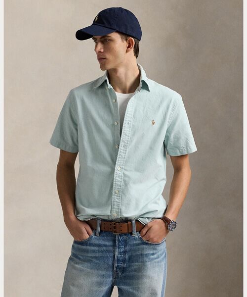 POLO RALPH LAUREN/ポロ ラルフ ローレン クラシック フィット オックスフォード シャツ 300グリーン S POLO RALPH LAUREN/ポロ ラルフ ローレン クラシック フィット オックスフォード シャツ 300グリーン S