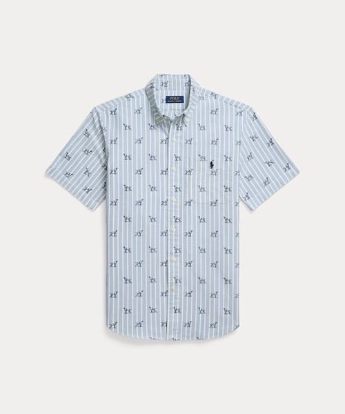 POLO RALPH LAUREN / ポロ ラルフ ローレン シャツ・ブラウス | クラシック フィット ストライプド ドッグプリント シャツ | 詳細1