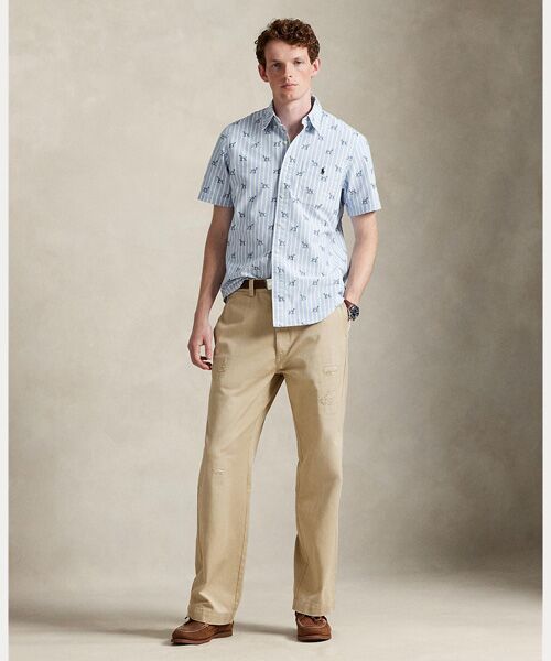 POLO RALPH LAUREN / ポロ ラルフ ローレン シャツ・ブラウス | クラシック フィット ストライプド ドッグプリント シャツ | 詳細2