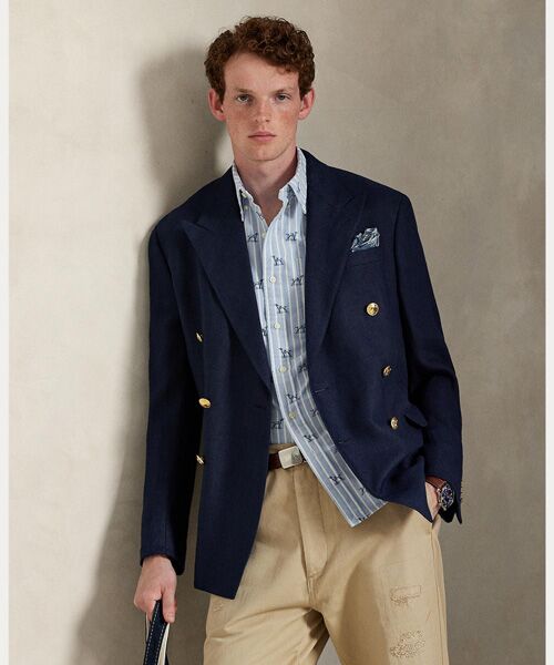 POLO RALPH LAUREN / ポロ ラルフ ローレン シャツ・ブラウス | クラシック フィット ストライプド ドッグプリント シャツ | 詳細5