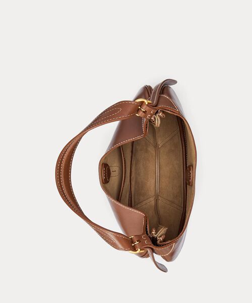 POLO RALPH LAUREN / ポロ ラルフ ローレン ショルダーバッグ | Polo ID レザー スモール ショルダー バッグ | 詳細3