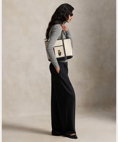 POLO RALPH LAUREN / ポロ ラルフ ローレン トートバッグ | Polo ベア キャンバス スモール ショッパー トート | 詳細4