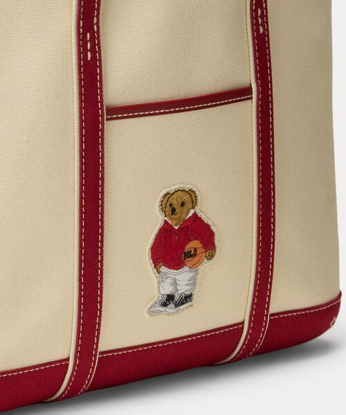 POLO RALPH LAUREN / ポロ ラルフ ローレン トートバッグ | Polo ベア キャンバス スモール ショッパー トート | 詳細4