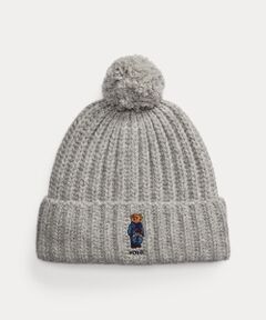 POLO RALPH LAUREN / ポロ ラルフ ローレン ニットキャップ | Polo ベア ウールブレンド ポンポン ビーニー