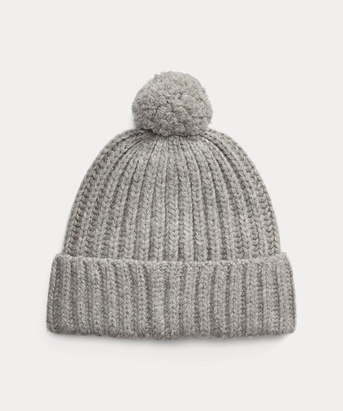 POLO RALPH LAUREN / ポロ ラルフ ローレン ニットキャップ | Polo ベア ウールブレンド ポンポン ビーニー | 詳細1