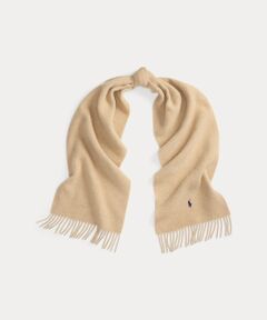 POLO RALPH LAUREN / ポロ ラルフ ローレン マフラー・ショール・スヌード・ストール | フリンジトリム ウール マフラー