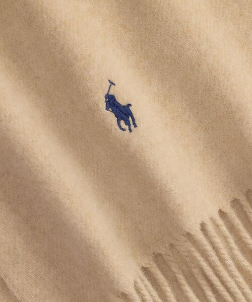 POLO RALPH LAUREN / ポロ ラルフ ローレン マフラー・ショール・スヌード・ストール | フリンジトリム ウール マフラー | 詳細2