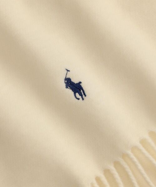 POLO RALPH LAUREN / ポロ ラルフ ローレン マフラー・ショール・スヌード・ストール | フリンジトリム ウール マフラー | 詳細2