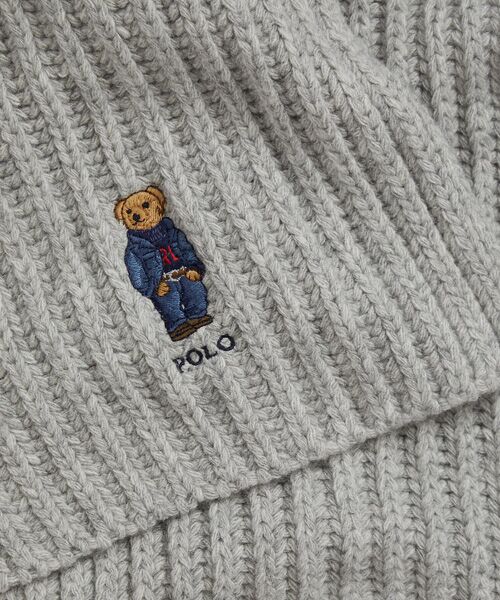 POLO RALPH LAUREN / ポロ ラルフ ローレン マフラー・ショール・スヌード・ストール | Polo ベア リブニット マフラー | 詳細1