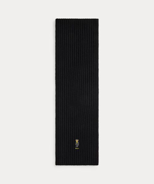 POLO RALPH LAUREN / ポロ ラルフ ローレン バンダナ・スカーフ | Polo ベア ウール スカーフ | 詳細1