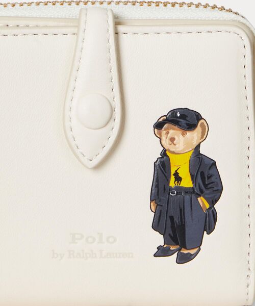 POLO RALPH LAUREN / ポロ ラルフ ローレン 財布・コインケース・マネークリップ | Polo ベア レザー コンパクト ウォレット | 詳細4
