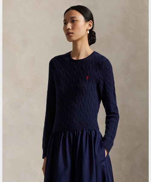 POLO RALPH LAUREN / ポロ ラルフ ローレン ロング・マキシ丈ワンピース | ハイブリッド ケーブル セーター ドレス | 詳細2