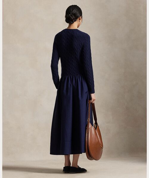 POLO RALPH LAUREN / ポロ ラルフ ローレン ロング・マキシ丈ワンピース | ハイブリッド ケーブル セーター ドレス | 詳細3