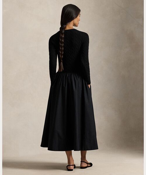 POLO RALPH LAUREN / ポロ ラルフ ローレン ロング・マキシ丈ワンピース | ハイブリッド ケーブル セーター ドレス | 詳細3