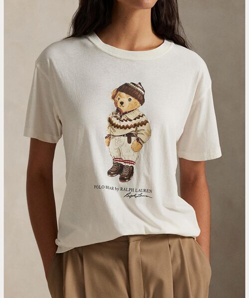 POLO RALPH LAUREN / ポロ ラルフ ローレン Tシャツ | Polo ベア コットン ジャージー Tシャツ | 詳細4