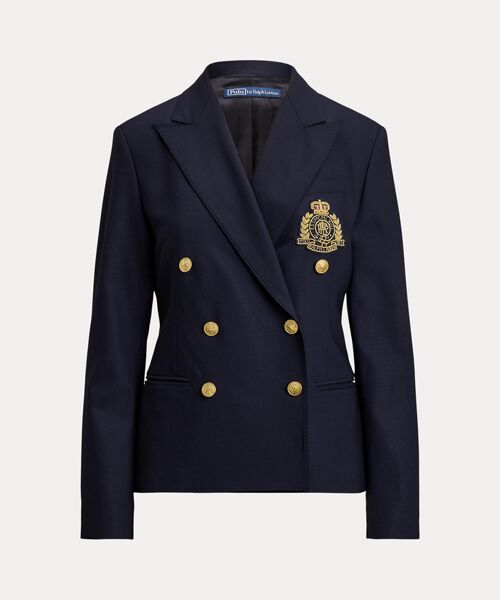POLO RALPH LAUREN / ポロ ラルフ ローレン テーラードジャケット | ダブルブレステッド クレスト ブレザー | 詳細1