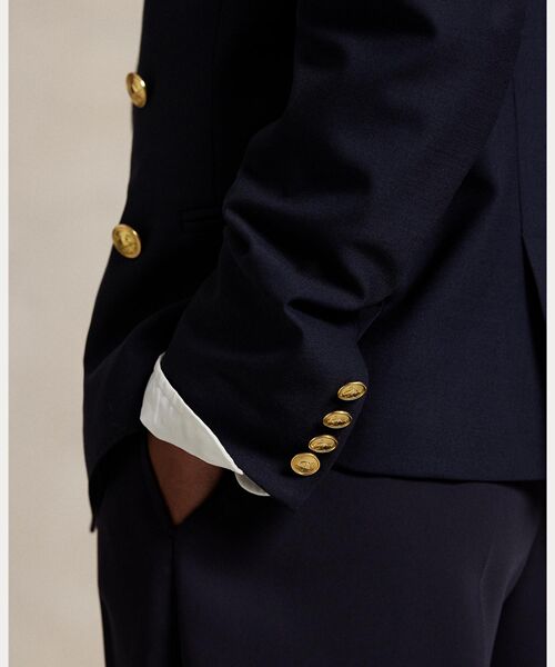 POLO RALPH LAUREN / ポロ ラルフ ローレン テーラードジャケット | ダブルブレステッド クレスト ブレザー | 詳細5