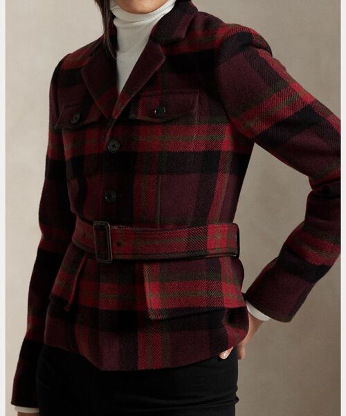 POLO RALPH LAUREN / ポロ ラルフ ローレン その他アウター | ベルテッド ツイード ジャケット | 詳細4