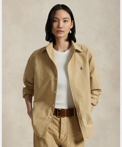 Polo by Ralph Lauren アイボリー シャツジャケット 00's Polo Ralph Lauren 総柄刺繍 ボタンダウンシャツ