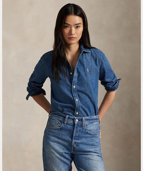 POLO RALPH LAUREN / ポロ ラルフ ローレン シャツ・ブラウス | スリム フィット デニム シャツ | 詳細5