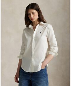 Ralph Lauren リラックスフィット ホワイトシャツ RALPH LAUREN｜リラックスド フィット ストレッチ コットン