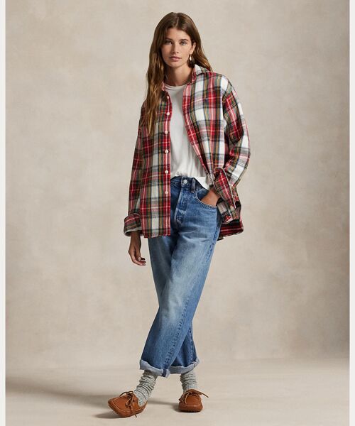 POLO RALPH LAUREN / ポロ ラルフ ローレン シャツ・ブラウス | リラックス フィット チェック コットン ツイル シャツ | 詳細2