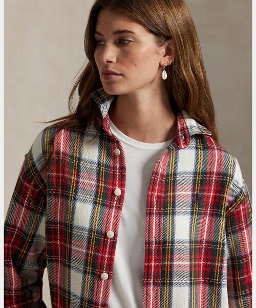 POLO RALPH LAUREN / ポロ ラルフ ローレン シャツ・ブラウス | リラックス フィット チェック コットン ツイル シャツ | 詳細4