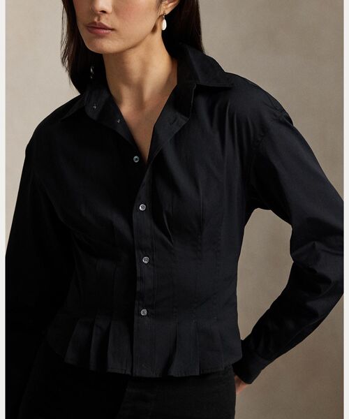 POLO RALPH LAUREN / ポロ ラルフ ローレン シャツ・ブラウス | プリーテッド コットン シャツ | 詳細4