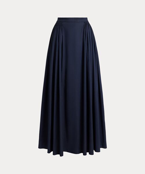 POLO RALPH LAUREN / ポロ ラルフ ローレン ロング・マキシ丈スカート | コットンシルク ファイユ マキシスカート | 詳細1
