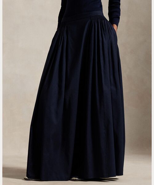 POLO RALPH LAUREN / ポロ ラルフ ローレン ロング・マキシ丈スカート | コットンシルク ファイユ マキシスカート | 詳細2