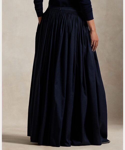 POLO RALPH LAUREN / ポロ ラルフ ローレン ロング・マキシ丈スカート | コットンシルク ファイユ マキシスカート | 詳細3