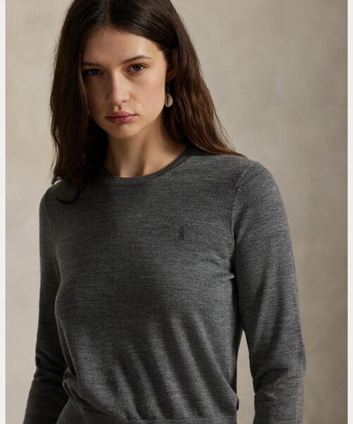 POLO RALPH LAUREN / ポロ ラルフ ローレン ニット・セーター | ウール クルーネック セーター | 詳細4