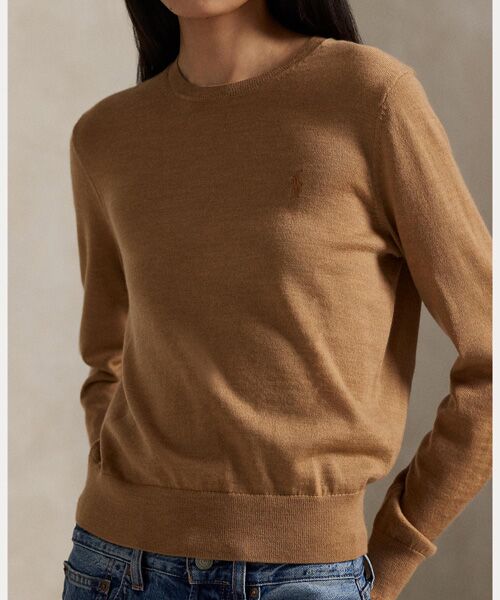 POLO RALPH LAUREN / ポロ ラルフ ローレン ニット・セーター | ウール クルーネック セーター | 詳細4