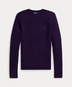 POLO RALPH LAUREN / ポロ ラルフ ローレン ニット・セーター | ケーブル ウールカシミヤ クルーネック セーター