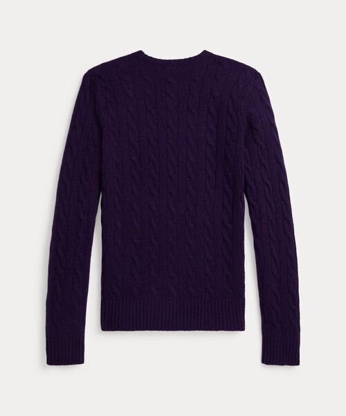 POLO RALPH LAUREN / ポロ ラルフ ローレン ニット・セーター | ケーブル ウールカシミヤ クルーネック セーター | 詳細1
