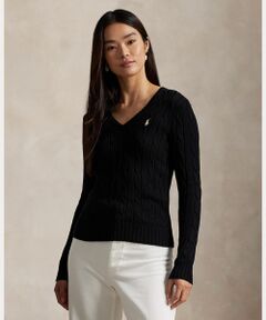 ポロラルフローレン　POLO Ralph Lauren ニット　黒　ブラック ダブルニット スウェットシャツ MNPOKNI16822539