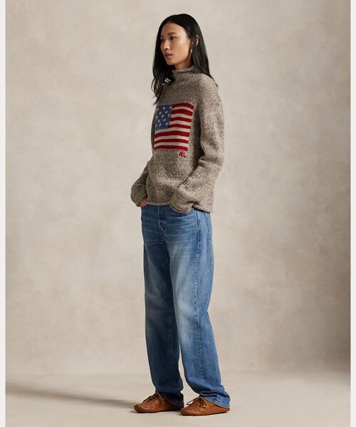 POLO RALPH LAUREN / ポロ ラルフ ローレン ニット・セーター | フラッグ ウールブレンド タートルネック セーター | 詳細2